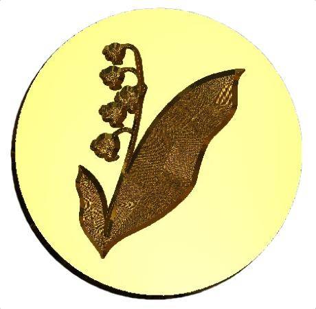 Lily of the Valley Wax Seal Stamp- Made in USA- LetterSeals.com