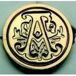 Manuscript Ceramic Initial & Wax Set-LetterSeals.com