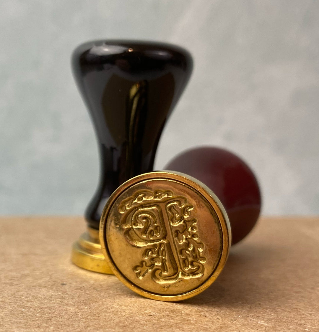 Manuscript Ceramic Initial & Wax Set-LetterSeals.com