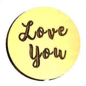 Love You Wax Seal Stamp- Made in USA- LetterSeals.com