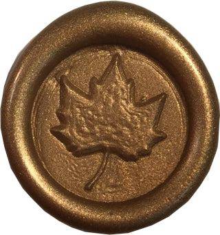 Maple Leaf #1 Wax Seal Stamp- Made in USA- LetterSeals.com