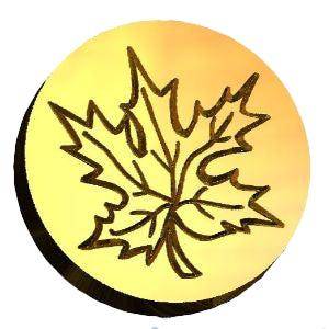 Maple Leaf #2 Wax Seal Stamp- Made in USA- LetterSeals.com