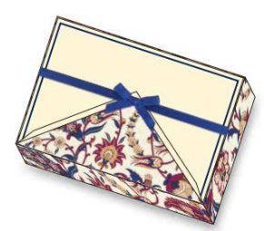 Maroon Arabesque Note Cards | Rossi 1931 Italian Stationery-LetterSeals.com