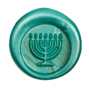 Menorah #2 Wax Seal Stamp- Made in USA- LetterSeals.com