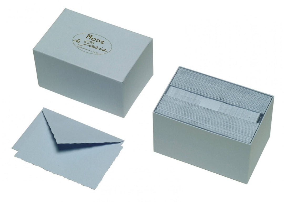 G. Lalo | Mode de Paris Deckle Edge 30 Correspondence Card Boxed Set-LetterSeals.com