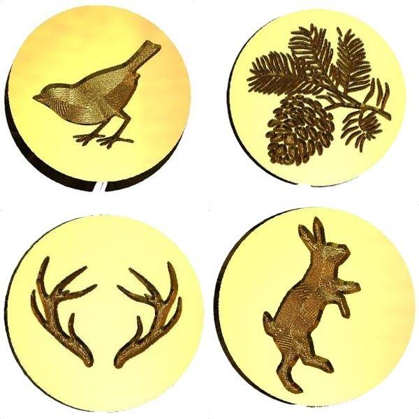 Nature, Animal, Insect Design Wax Seal Stamps- Made in USA- LetterSeals.com