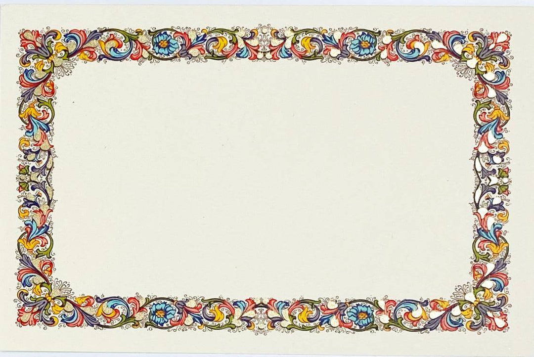 Portfolio Note Cards & Writing Papers | 4 design Options | Rossi 1931 Italian Florenza Papers-LetterSeals.com