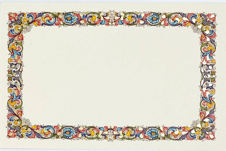 Portfolio Note Cards & Writing Papers | 4 design Options | Rossi 1931 Italian Florenza Papers-LetterSeals.com