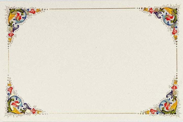 Portfolio Note Cards & Writing Papers | 4 design Options | Rossi 1931 Italian Florenza Papers-LetterSeals.com