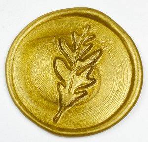 Oak Leaf Wax Seal Stamp- Made in USA- LetterSeals.com