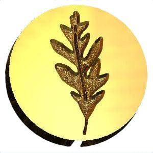 Oak Leaf Wax Seal Stamp- Made in USA- LetterSeals.com