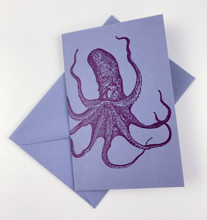 Octopus 18th Century 10 Note Card Set | Rossi 1931 Italian Stationery-LetterSeals.com