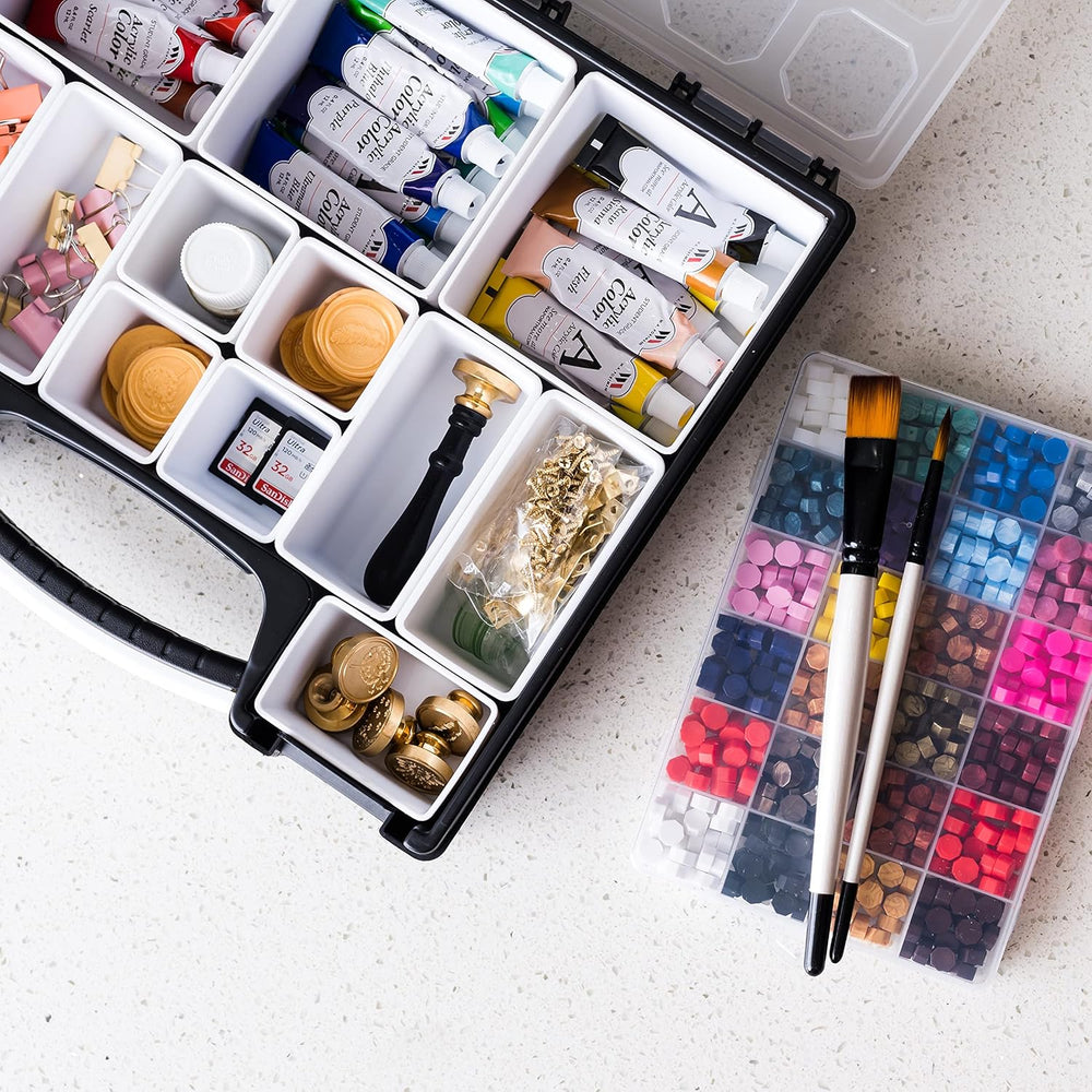 Organizer For Sealing Waxes, Stamps, and Supplies-LetterSeals.com