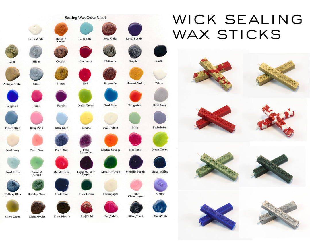 Royal Premium Sealing Wax with wick- 12PK Saver Pack Assortment