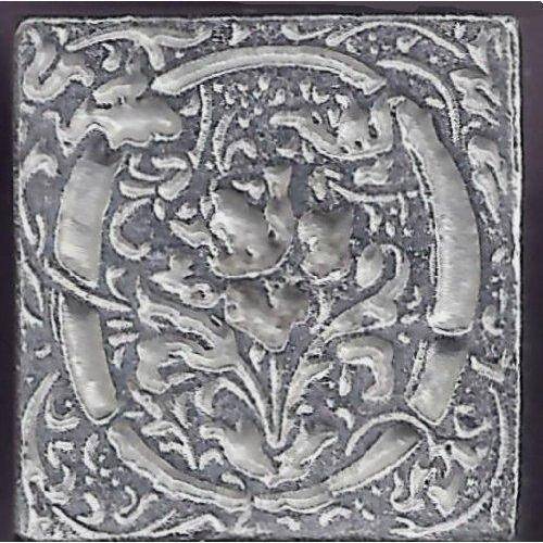 Ornate 1" Square Initial Wax Seal Stamp- Made in USA- LetterSeals.com