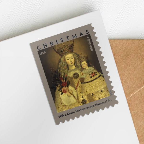 Our Lady of Guápulo Forever 1st Class Postage Stamp-LetterSeals.com