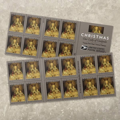 Our Lady of Guápulo Forever 1st Class Postage Stamp-LetterSeals.com