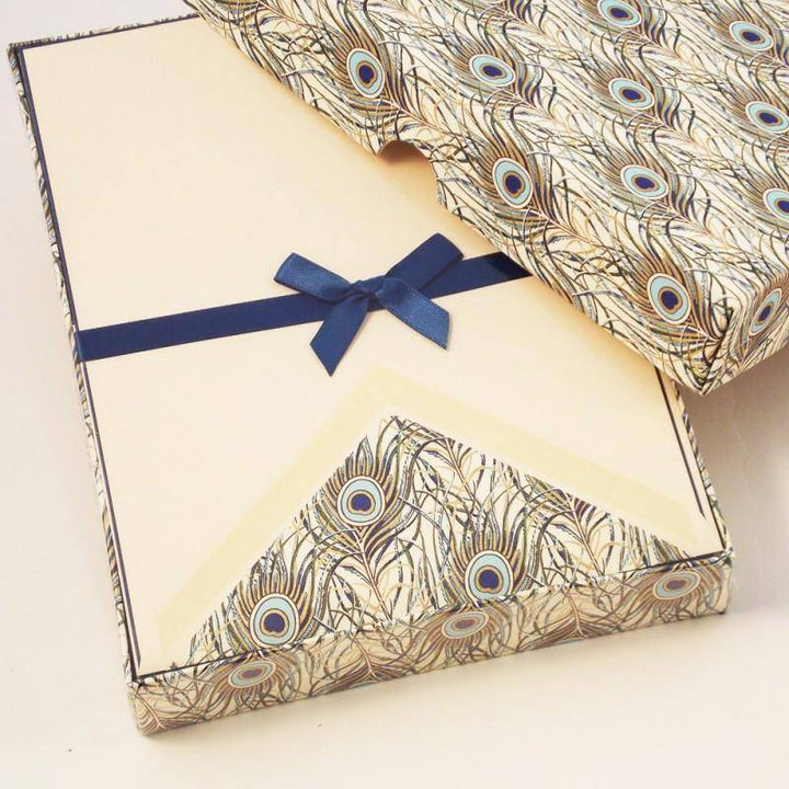 Peacock Pattern | Rossi 1931 Classic Italian Stationery-LetterSeals.com