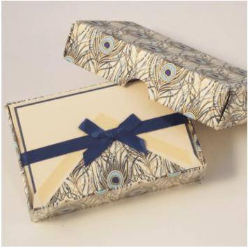 Peacock Pattern | Rossi 1931 Classic Italian Stationery-LetterSeals.com
