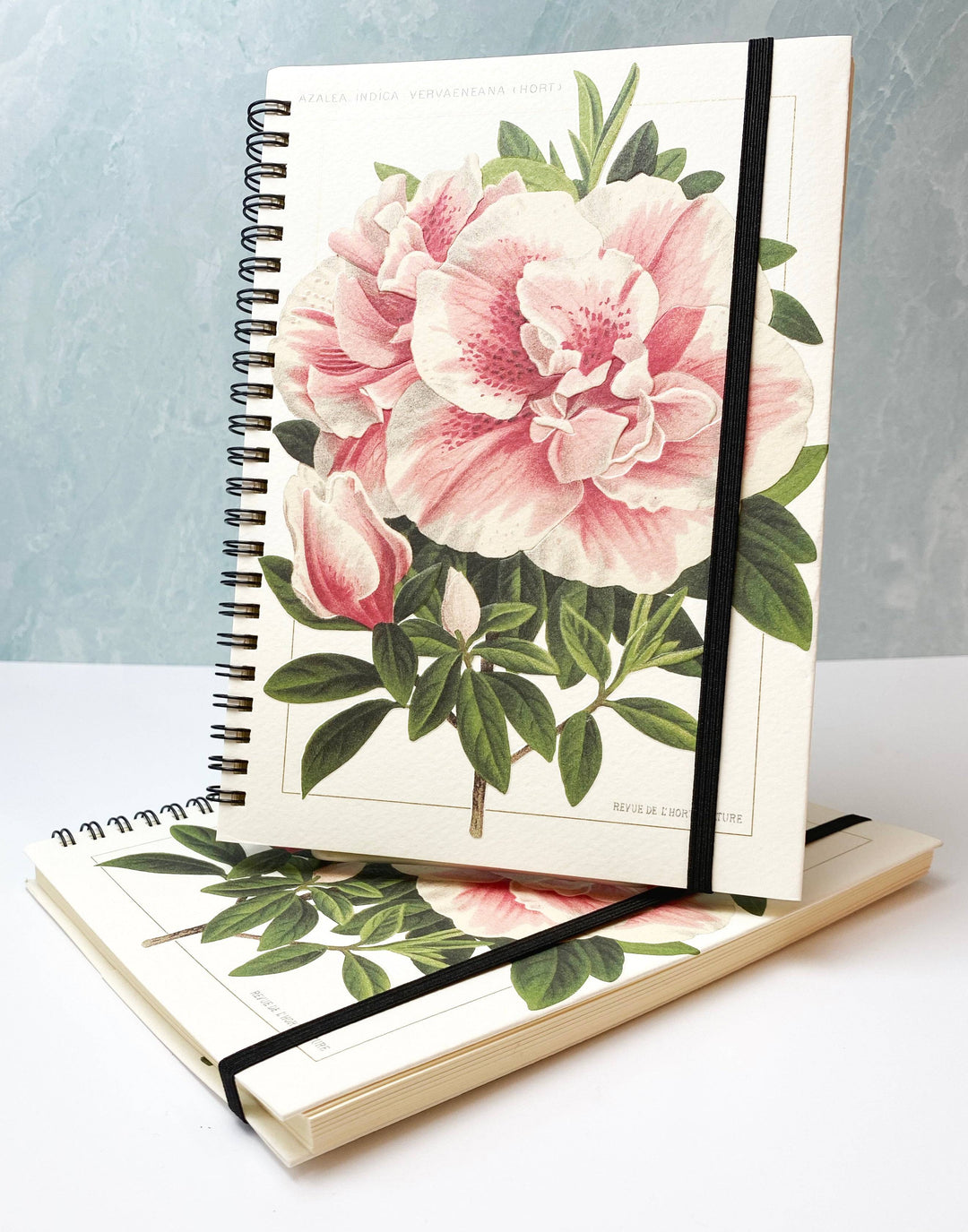 Peony Spiral Wire Bound Notebook - Rossi 1931-LetterSeals.com