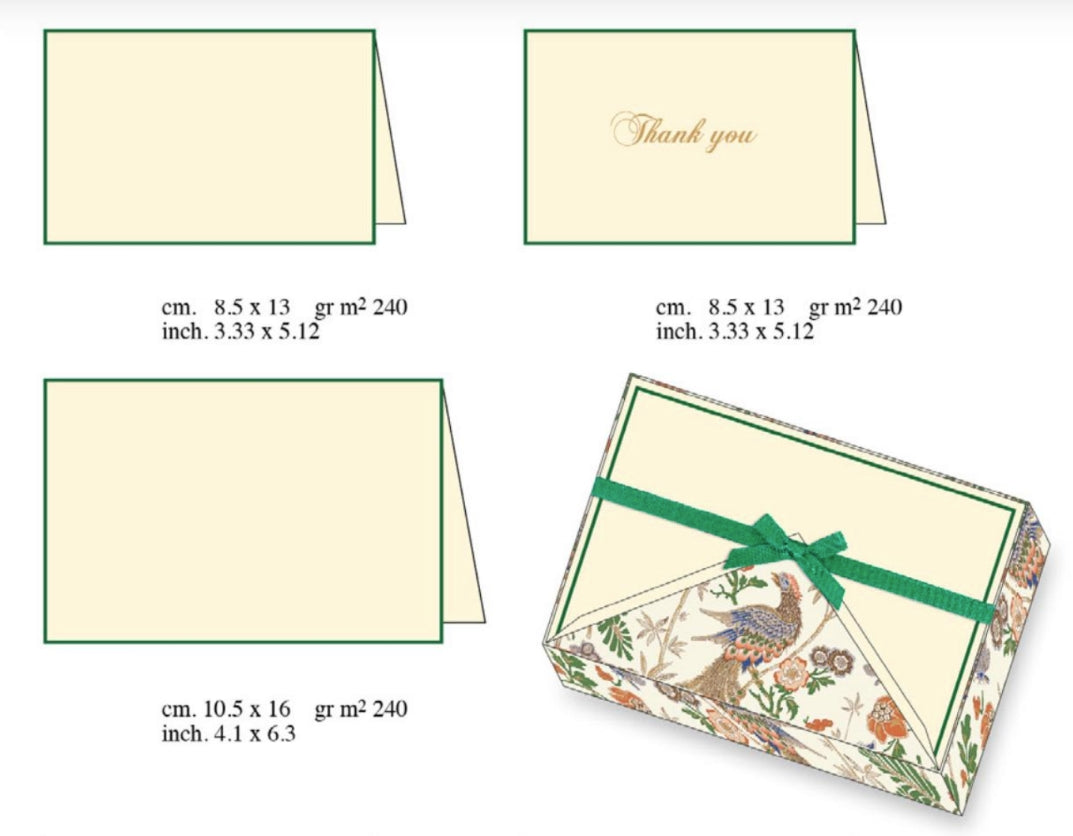 NEW! Pheasant Note Cards | Rossi 1931 Italian Stationery-LetterSeals.com