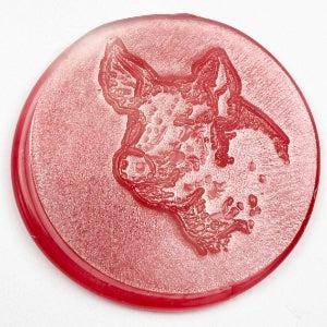 Pig Bust Wax Seal Stamp- Made in USA- LetterSeals.com