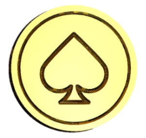 Card Suit Pip Designs Wax Seal Stamp- Made in USA- LetterSeals.com