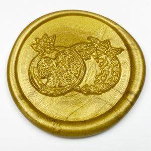 Pomegranate 2 Wax Seal Stamp- Made in USA- LetterSeals.com
