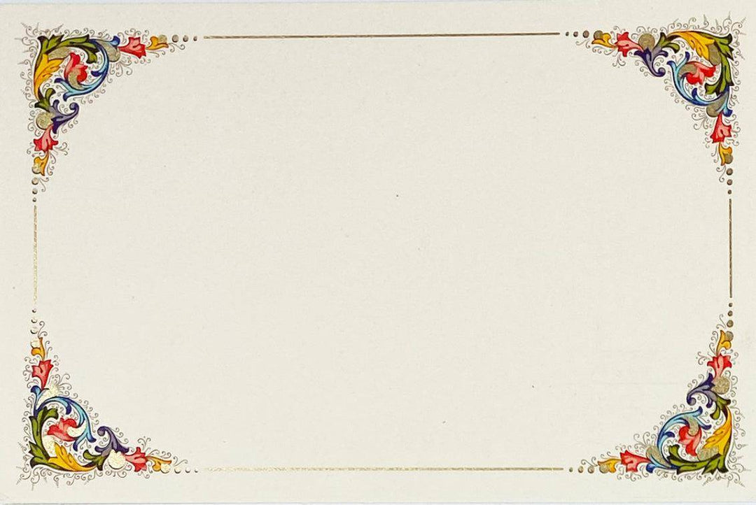 Portfolio Note Cards & Writing Papers | 4 design Options | Rossi 1931 Italian Florenza Papers-LetterSeals.com