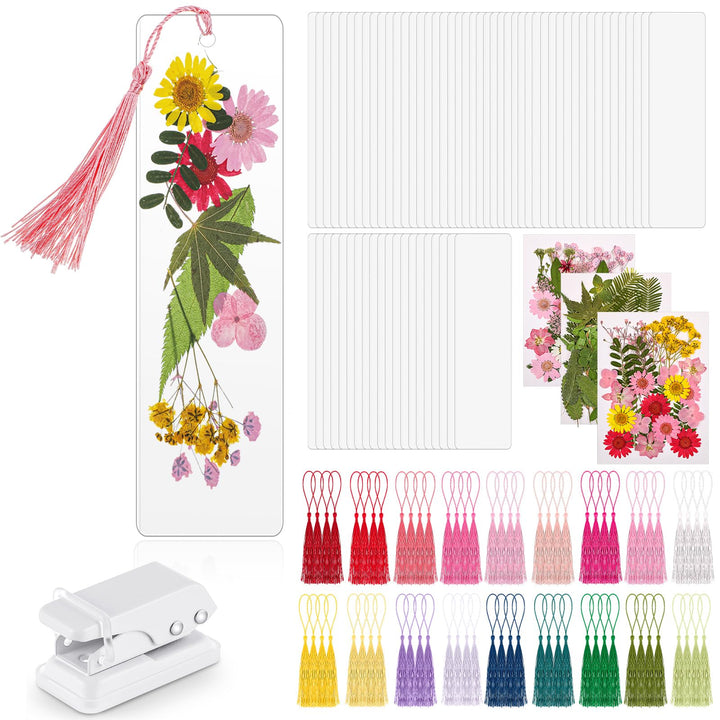 Pressed Dried Flower Bookmark Making Kit-LetterSeals.com