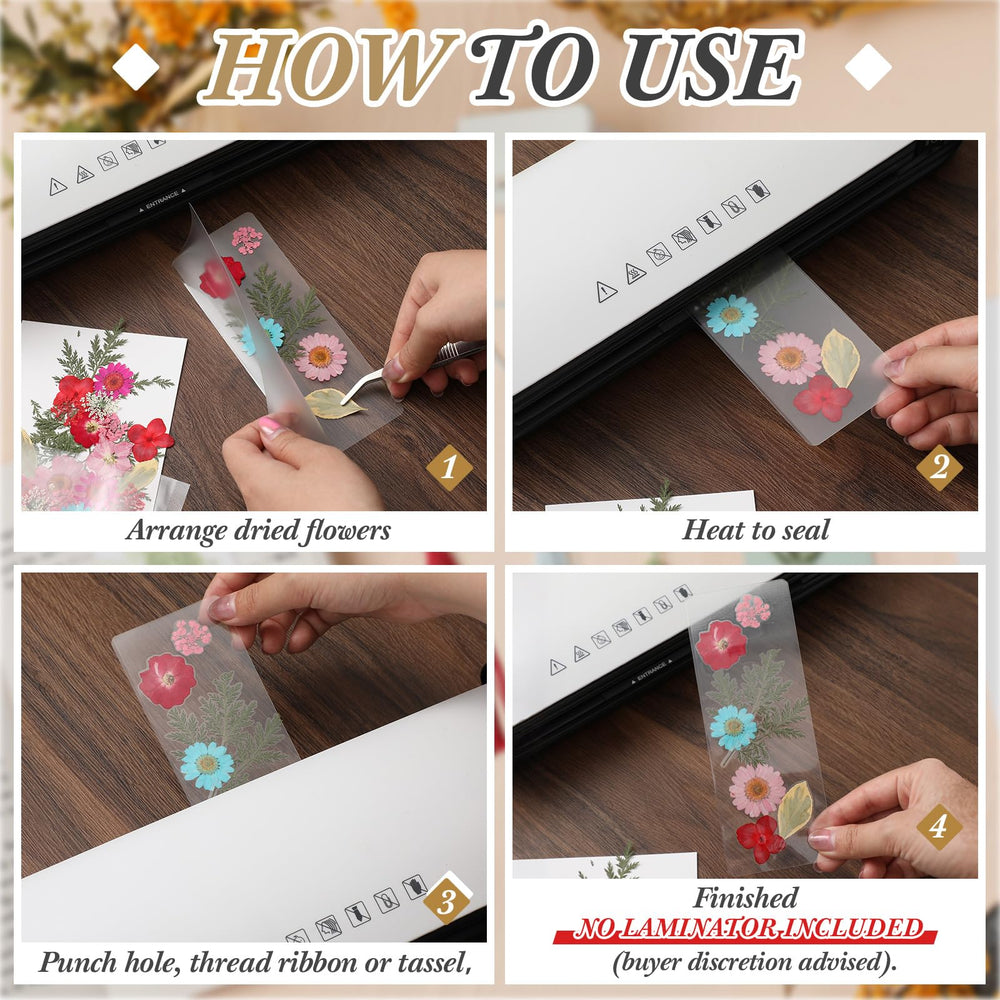 Pressed Dried Flower Bookmark Making Kit-LetterSeals.com