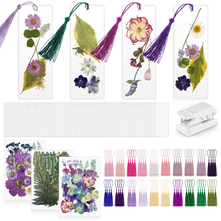 Pressed Dried Flower Bookmark Making Kit-LetterSeals.com
