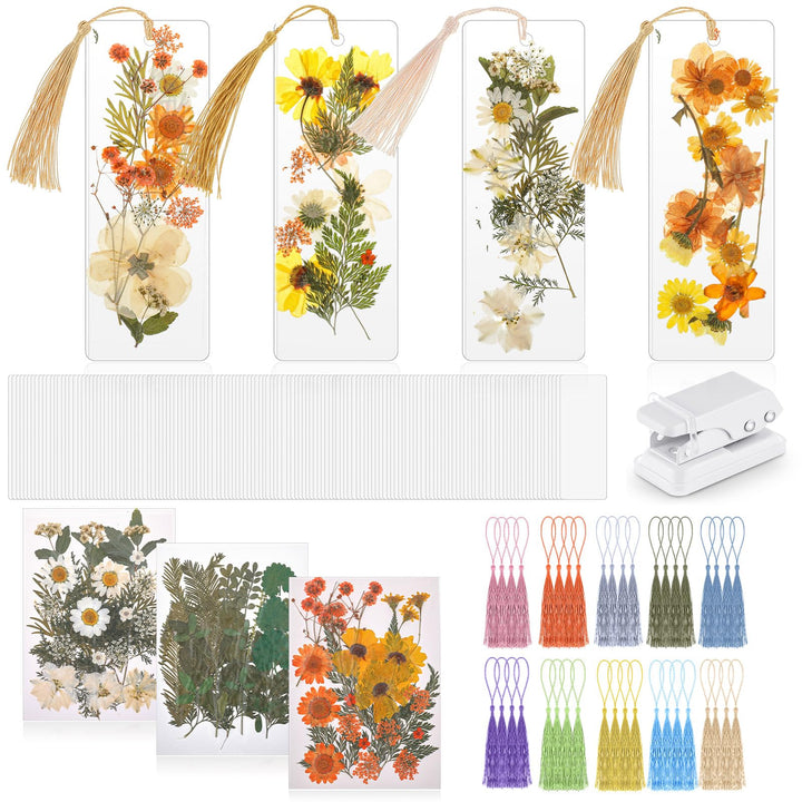 Pressed Dried Flower Bookmark Making Kit-LetterSeals.com