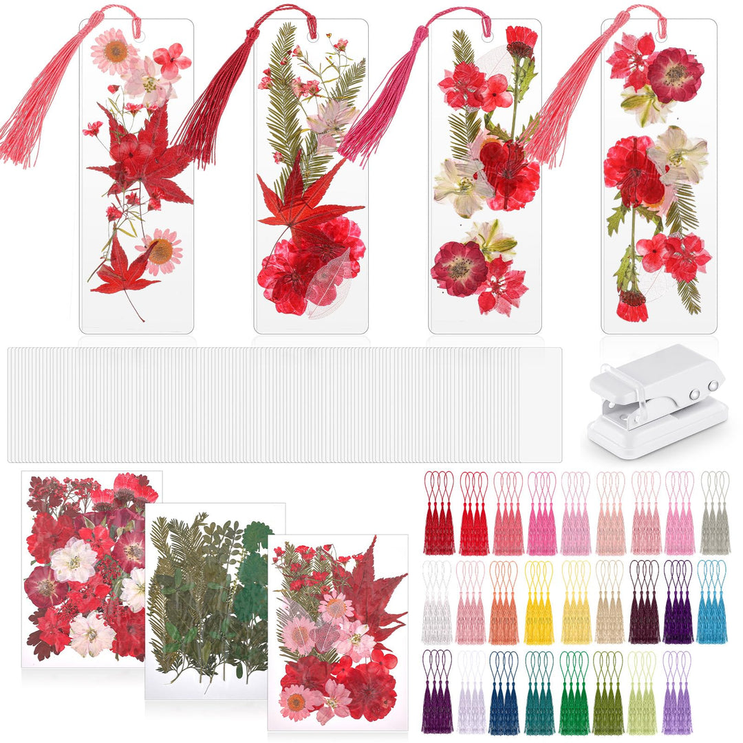 Pressed Dried Flower Bookmark Making Kit-LetterSeals.com