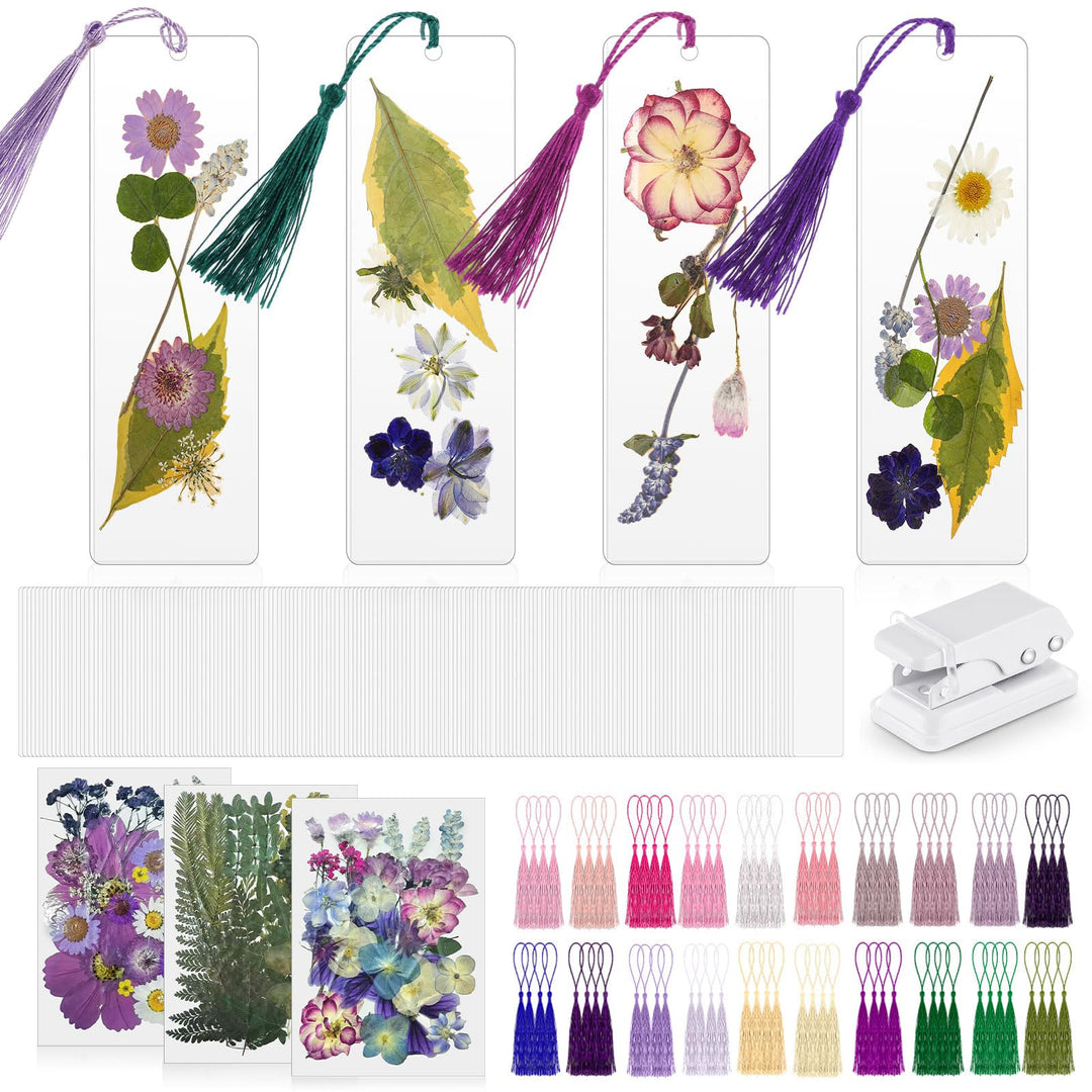 Pressed Dried Flower Bookmark Making Kit-LetterSeals.com