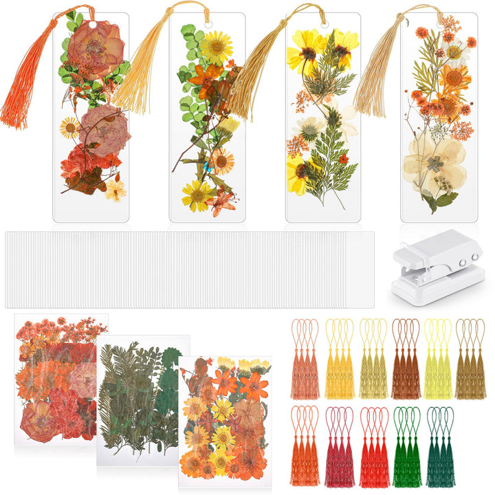 Pressed Dried Flower Bookmark Making Kit-LetterSeals.com