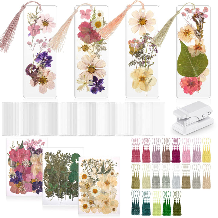 Pressed Dried Flower Bookmark Making Kit-LetterSeals.com