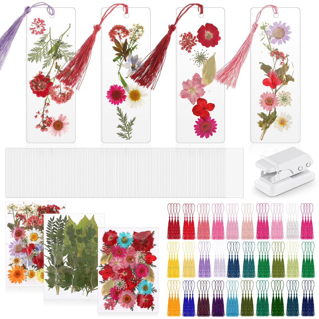 Pressed Dried Flower Bookmark Making Kit-LetterSeals.com