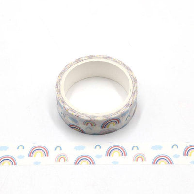 Rainbows and Clouds Washi Tape-LetterSeals.com