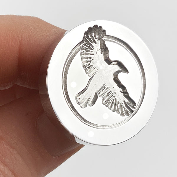 Raven Totem Wax Seal Stamp- Made in USA- LetterSeals.com