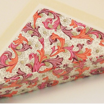 Red Florentine Writing Paper-LetterSeals.com