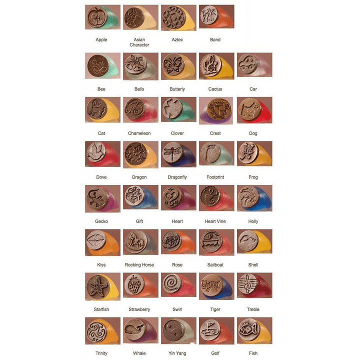 Resin Design Wax Seal Stamps-LetterSeals.com