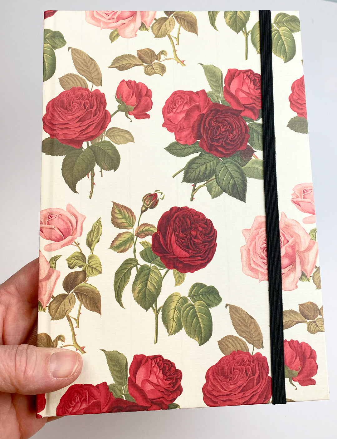 Roses Hardcover Notebook | Rossi 1931-LetterSeals.com
