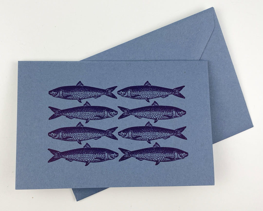 Sardines 18th Century 10 Note Card Set | Rossi 1931 Italian Stationery-LetterSeals.com