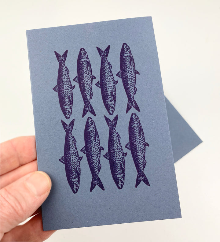 Sardines 18th Century 10 Note Card Set | Rossi 1931 Italian Stationery-LetterSeals.com