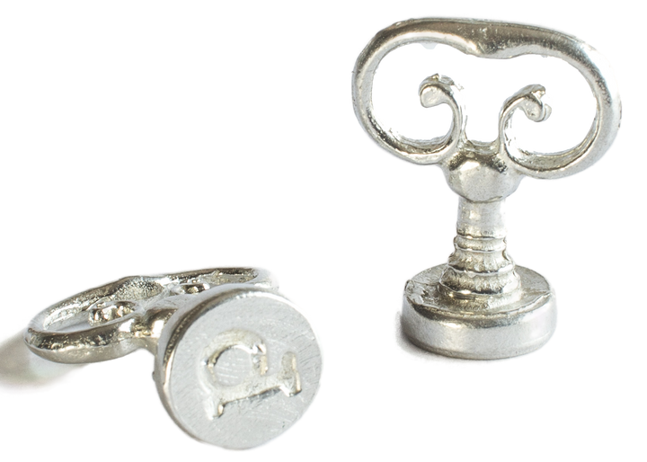 Scroll Handle + Type Font Initial Wax Seal Stamp-LetterSeals.com