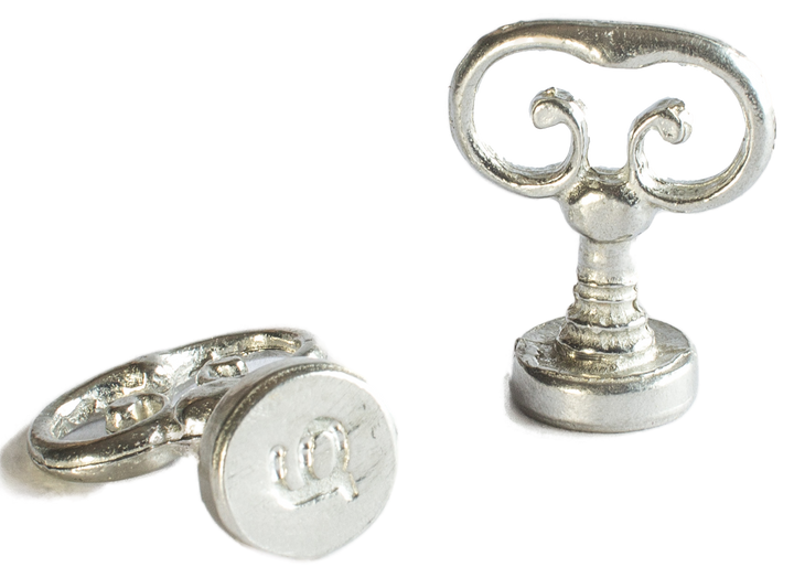 Scroll Handle + Type Font Initial Wax Seal Stamp-LetterSeals.com