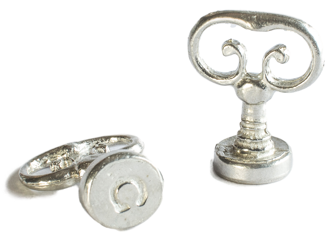 Scroll Handle + Type Font Initial Wax Seal Stamp-LetterSeals.com