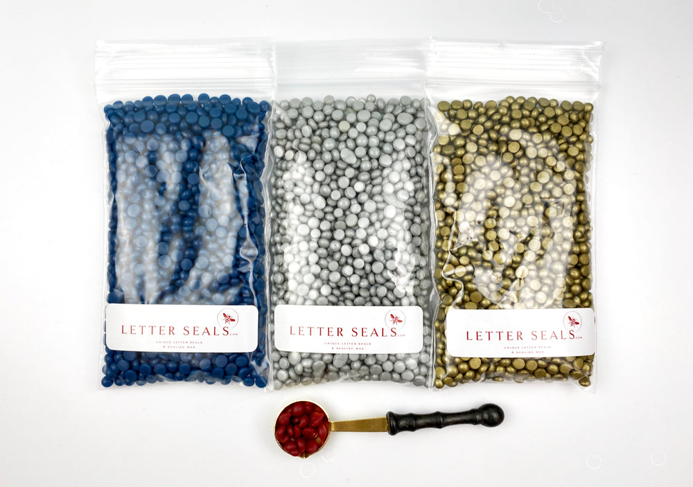Sealing Wax Beads - 2oz | Vegan- Made in USA- LetterSeals.com