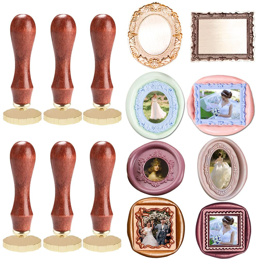 Set or Single Frame Wax Seal Stamp Kit-LetterSeals.com